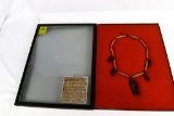 Native American Indian - Bone Airpipe Necklace