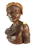 Wood Carving - Phenomenal Larger-than-life South Pacific Warrior Statue