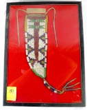 Native American Indian - Beaded Knife Sheath