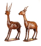 Wood Carving - (2) Kenyan Large Antelope