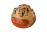 Central American Lizard Effigy Pot