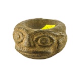 Native American Indian - Beautiful Effigy Alabama Mortar