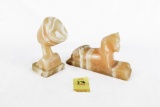 (2) Carved Stone Egyptian Pieces