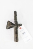 South Pacific Carved Stone Axe