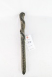 Rare And Unusual Snake Effigy Celt