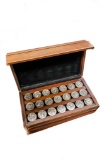 Longines Complete Set of 60 Great American Triumphs - Sterling Silver