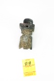 Native American Indian - Carved And Incised Pipe