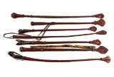 (8) Leather Quirts