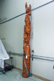 Native American Indian Totem Pole - 11' 8