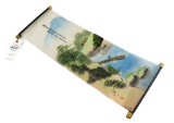 Oriental Hand Painted Wall Hanging on Rice Paper