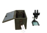 Early AO Spencer Microscope with Original Case