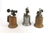 (3) Brass Blow Torches
