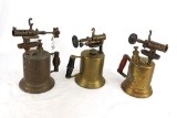 (3) Brass Blow Torches