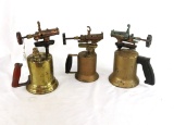 (3) Brass Blow Torches