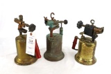 (3) Brass Blow Torches