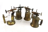 (4) Brass Blow Torches