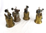 (4) Brass Blow Torches