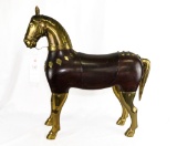 Brass and Wood Racing Horse, 27