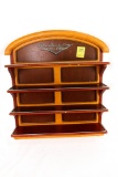 Classic Cars of the Fifties Wooden Display Shelf