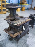 Antique Home Clarion Coal-Wood Cast Iron Stove (Has Been Wired for Electric)