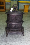 Cast Iron Parlor Stove, No. 8, Troy, NY - G.W. Eddy