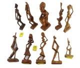 (10) Wood Carvings Of African Tribal Art
