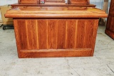 Solid Oak Bar, Finished, 6' Long x 42.5