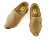 Early Dutch Wooden Clog Shoes