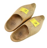 Early Dutch Wooden Clog Shoes