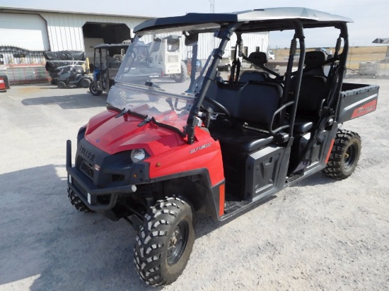 2013 POLARIS 800 RANGER, CREW, 4X4, NEW TIRES SHOWS 3773 MILES/305 HRS, (G)