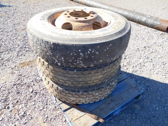 11R24.5 USED TIRES AND WHEELS