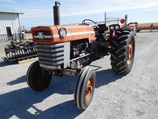 1975 MASSEY FERGUSON 175 TRACTOR, DSL, DUAL HYD., PTO., SHOWS 4270 HRS., SN