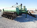 GREAT PLAINS 30' GRAIN DRILL, DOUBLE FOLD, DOUBLE, DISC, 7