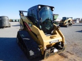 2009 CAT 287-C MULTI TERRIAN SKID STEER LOADER, ROPS, C&A, SHOWS 3645 HRS.,