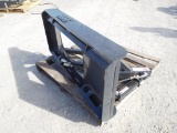 STOUT HYD. TREE/POST PULLER, SKID STEER MOUNT, UNUSED