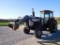 1975 WHITE 2-150 TRACTOR, C & A, PTO, 4196 HRS. W/WOOD LOADER W/HAY SPIKE &