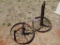 SET OF ANTIQUE WAGON WHEELS