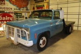 1975 CHEV. 3500, V-8, 454, 4 SPD.  DUALLY, W/ FLATBED 57K ACTUAL MILES,  VI