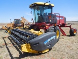 2014 NEW HOLLAND SP SWATHER, SPEEDROWER, 16' SICKLE HEAD, DSL., HYDROSTAT,