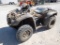 HONDA ATV 4 WHEELER, 4X4 (DAMAGED), SHOWS 6,517 MILES (Y) SN: 0FA8