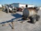 300 GAL. FUEL TANK ON TRAILER W/ 12V. PUMP