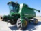 1993 JD CTS COMBINE, BIN EXTENSIONS, CHAFF SPREADER, 4X4, NEW RASP BAR & OT