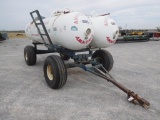 DOUBLE ANHYDROUS TANK, 2-1000 GAL. TANKS ON DUO LIFT RUNNING GEAR, TOP FILL