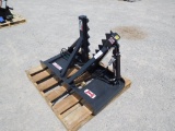 STOUT TREE/POST PULLER, HYD., SKID STEER PLATE ATTACH CLASSIC, UNUSED