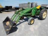 1965 3020 TRACTOR, 3PT, 540 & 1000 PTO, W/158 JD LOADER, WIDE FRONT END, SH