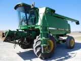 1993 JD CTS COMBINE, BIN EXTENSIONS, CHAFF SPREADER, 4X4, NEW RASP BAR & OT