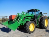 2012 JD 6190R TRACTOR, FWA, AUTO GUARD PLUS, SHUTTLE SHIFT, 3PT., PTO, TRIP