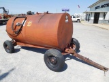 1000 GAL. FUEL TANK TRAILER, 4 WHEEL