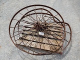 ANTIQUE IRON WHEELS **SOLD TIMES THE QUANTITY**