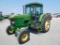 JD 7400 TRACTOR, C & A, 3 PT., 540 & 1000 PTO, DUAL HYD., PWR. QUAD, SHOWS